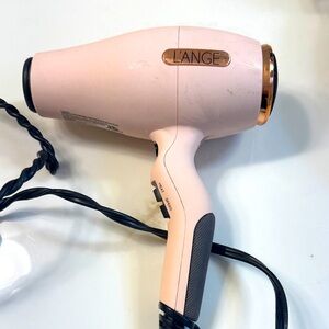 Lange Blush Hair Dryer with Gold Accents